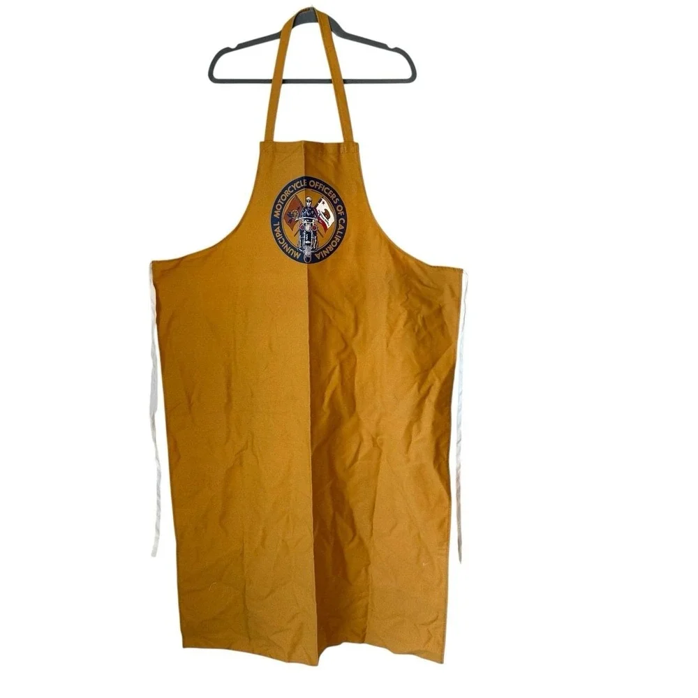 VTG Men's Municipal Motorcycle Officers California Motorbike Cotton Apron RARE